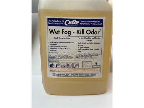 Cebe Wet Fog Kill Odor 5l -  universell einsetzbar, z.B. für Brandgerüche, nach Wasserschäden.